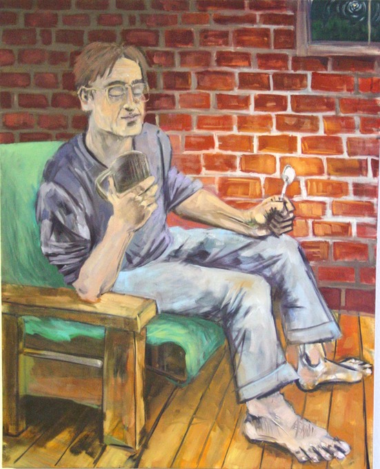 Mark Bisset. "Spoon". Oil on Canvas. 18" x 24". 2001.
